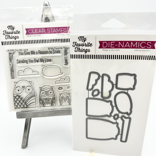 MFT Die-Namics Stanz & Stempel Set - Owl My Love